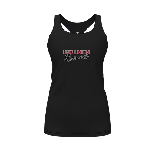 [FT0TRBBK-FYS-LOGO2] Decker Racerback Tank Top (Female Youth S, Black, Logo 2)