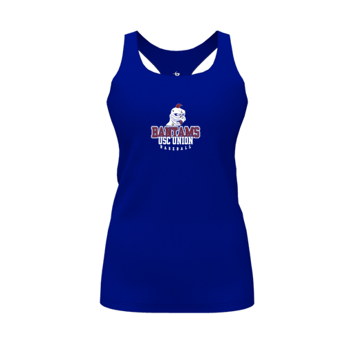 [FT0TRBRY-FYS-LOGO1] Decker Racerback Tank Top (Female Youth S, Royal, Logo 1)