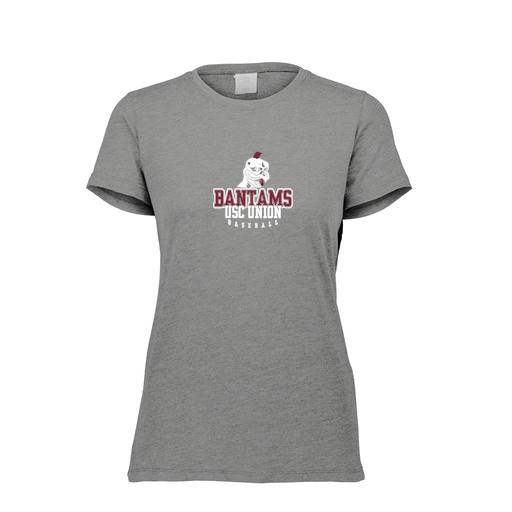 [FTSCUBGY-FAXS-LOGO1] Decker Women's Tri-Blend T-Shirt - Short Sleeve (Female Adult XS, Gray, Logo 1)