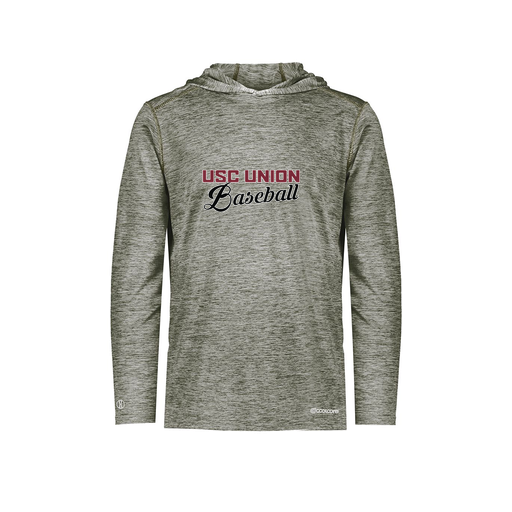 [FOLHCGGY-AS-LOGO2] Decker Men's Charge Hoodie (Adult S, Gray, Logo 2)