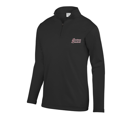 [FOLQFFBK-AS-LOGO3] Decker Men's FlexFleece 1/4 Zip (Adult S, Black, Logo 3)